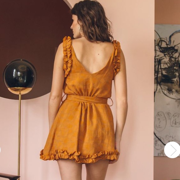 Fortunate One tie mini dress - Picture 3 of 3